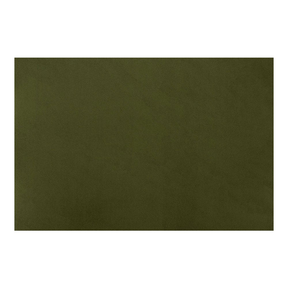 Baxton Studio Paulina Velvet Storage Ottoman, Scalloped, Moss Green
