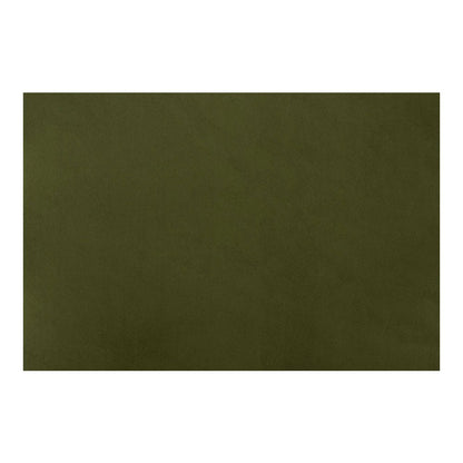 Baxton Studio Paulina Velvet Storage Ottoman, Scalloped, Moss Green