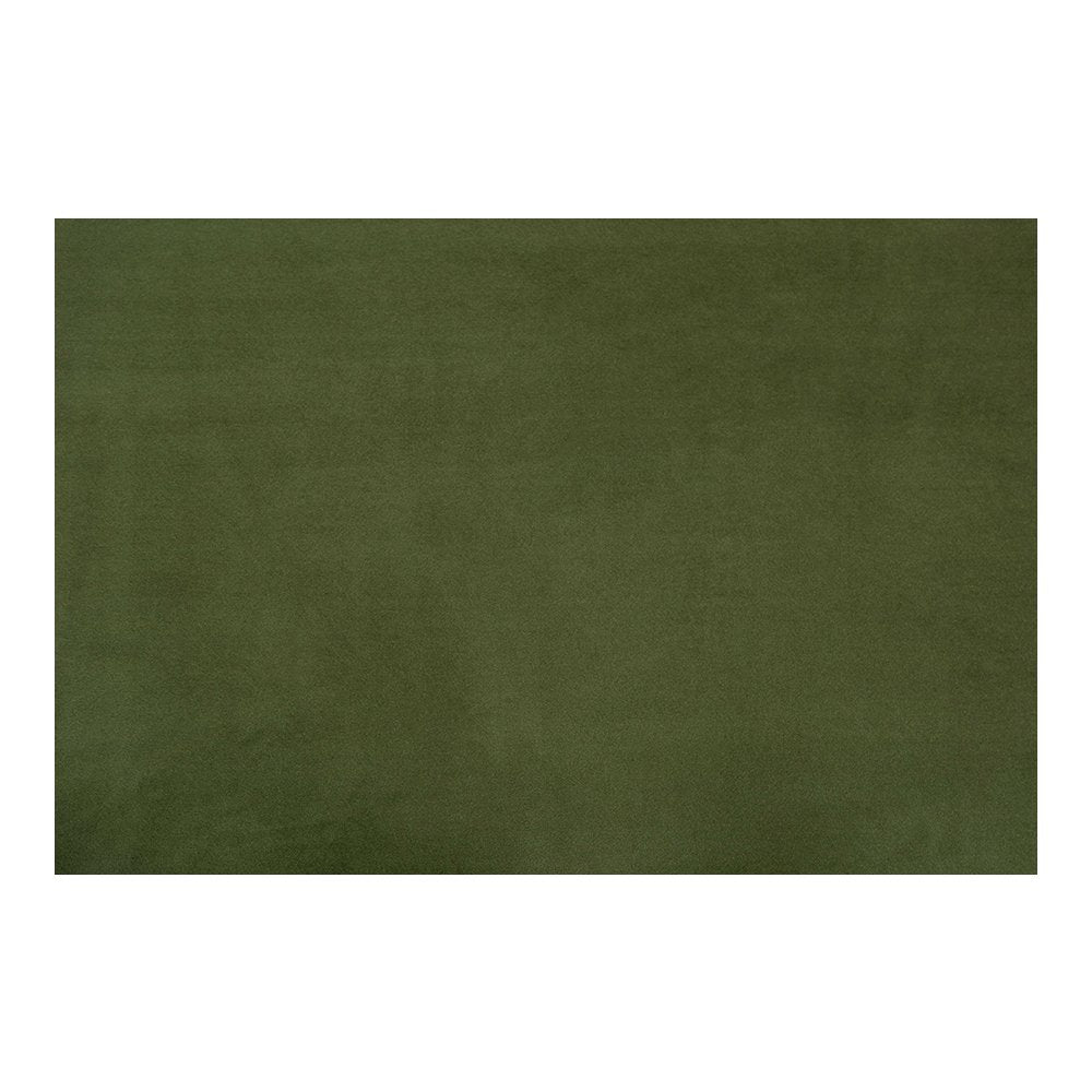 Baxton Studio Paulina Velvet Storage Bench, Scalloped, Moss Green