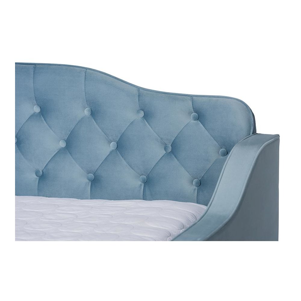 Button Tufted Full Size Daybed with Trundle