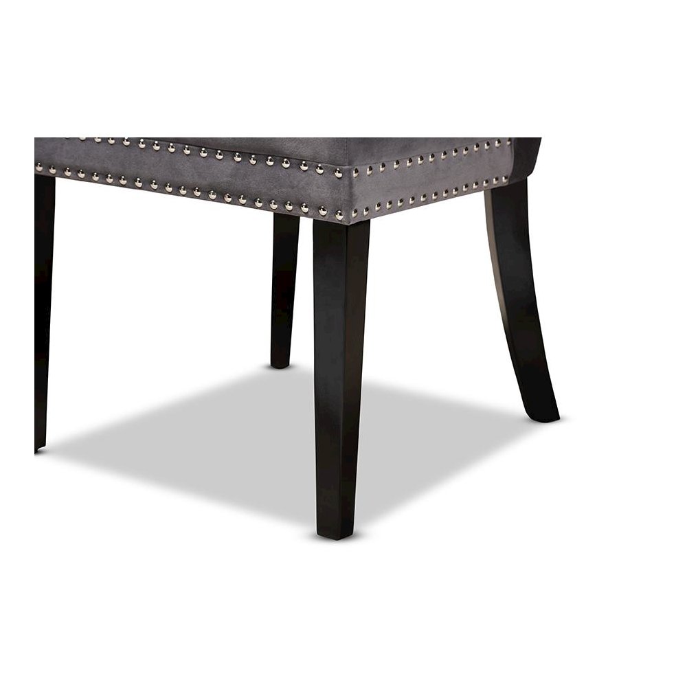 Espresso Finished 2-Piece Wood Dining Chair Set Set