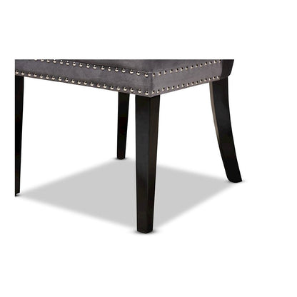 Espresso Finished 2-Piece Wood Dining Chair Set Set