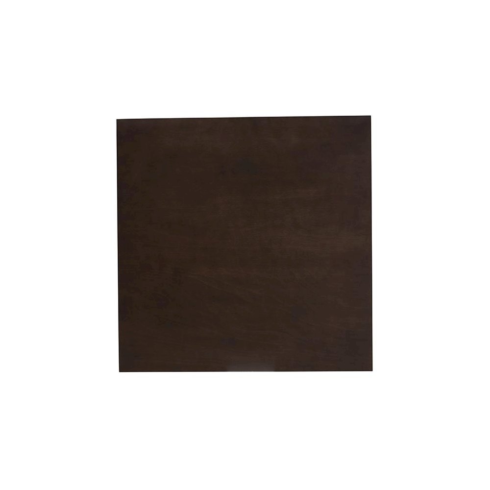 Britte Mid-Century Modern Dark Oak Brown Finished Square Wood Dining Table