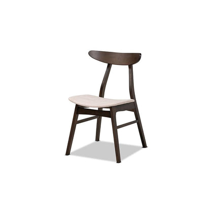 Dark Oak Brown Finished 4-Piece Wood Dining Chair Set Set