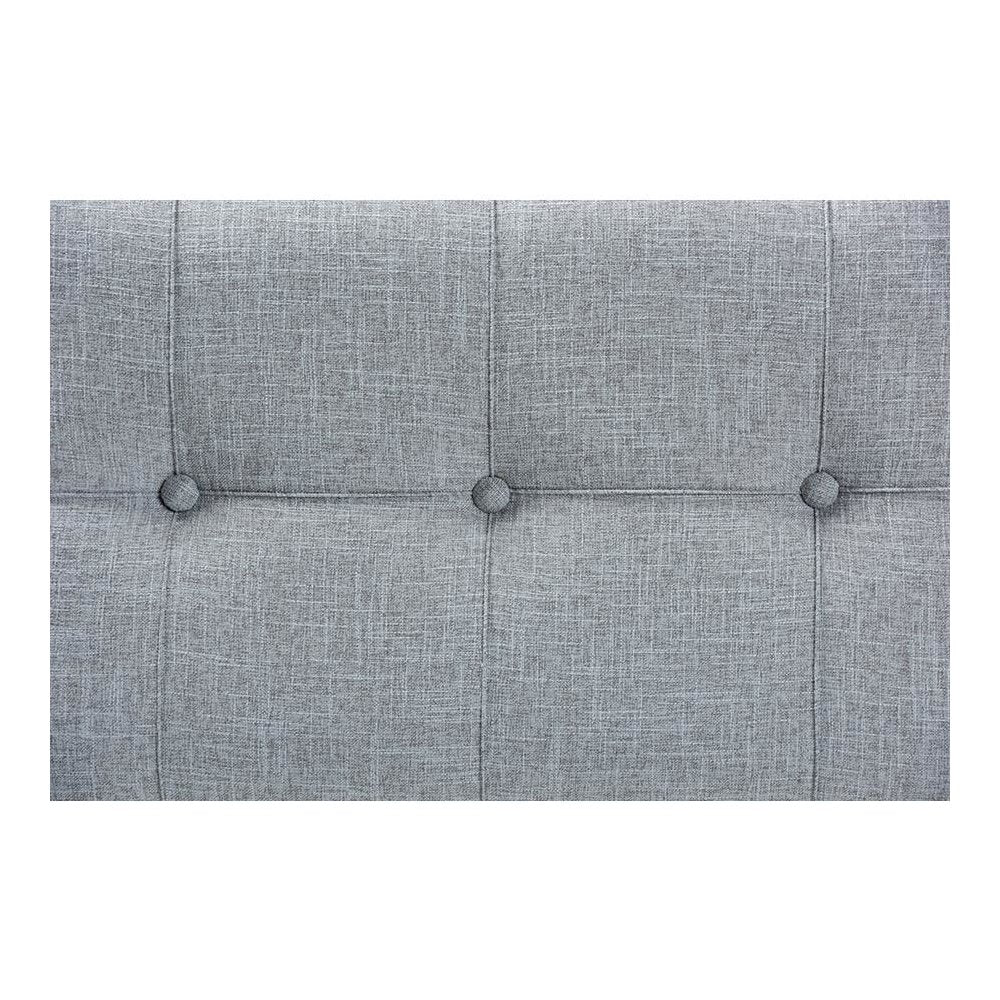 Flynn Modern Transitional Grey Fabric Upholstered 2-Drawer Storage Trunk Ottoman