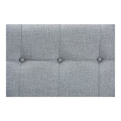 Flynn Modern Transitional Grey Fabric Upholstered 2-Drawer Storage Trunk Ottoman