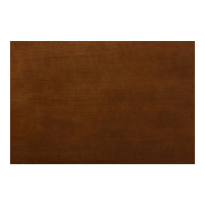 Walnut Brown Finished Rectangular Wood Dining Table
