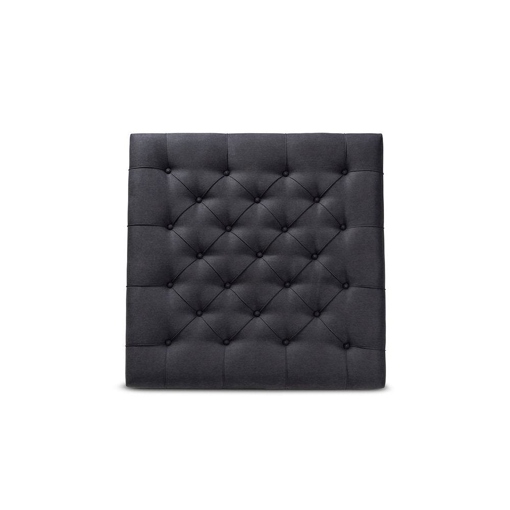 Greywashed Wood Cocktail Ottoman