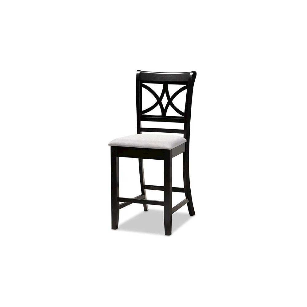 Espresso Brown Finished Wood 5-Piece Counter Height Pub Dining Set