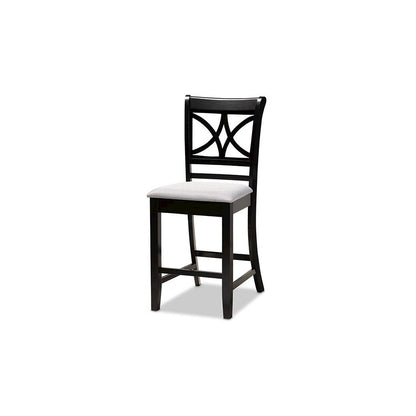 Espresso Brown Finished Wood 5-Piece Counter Height Pub Dining Set