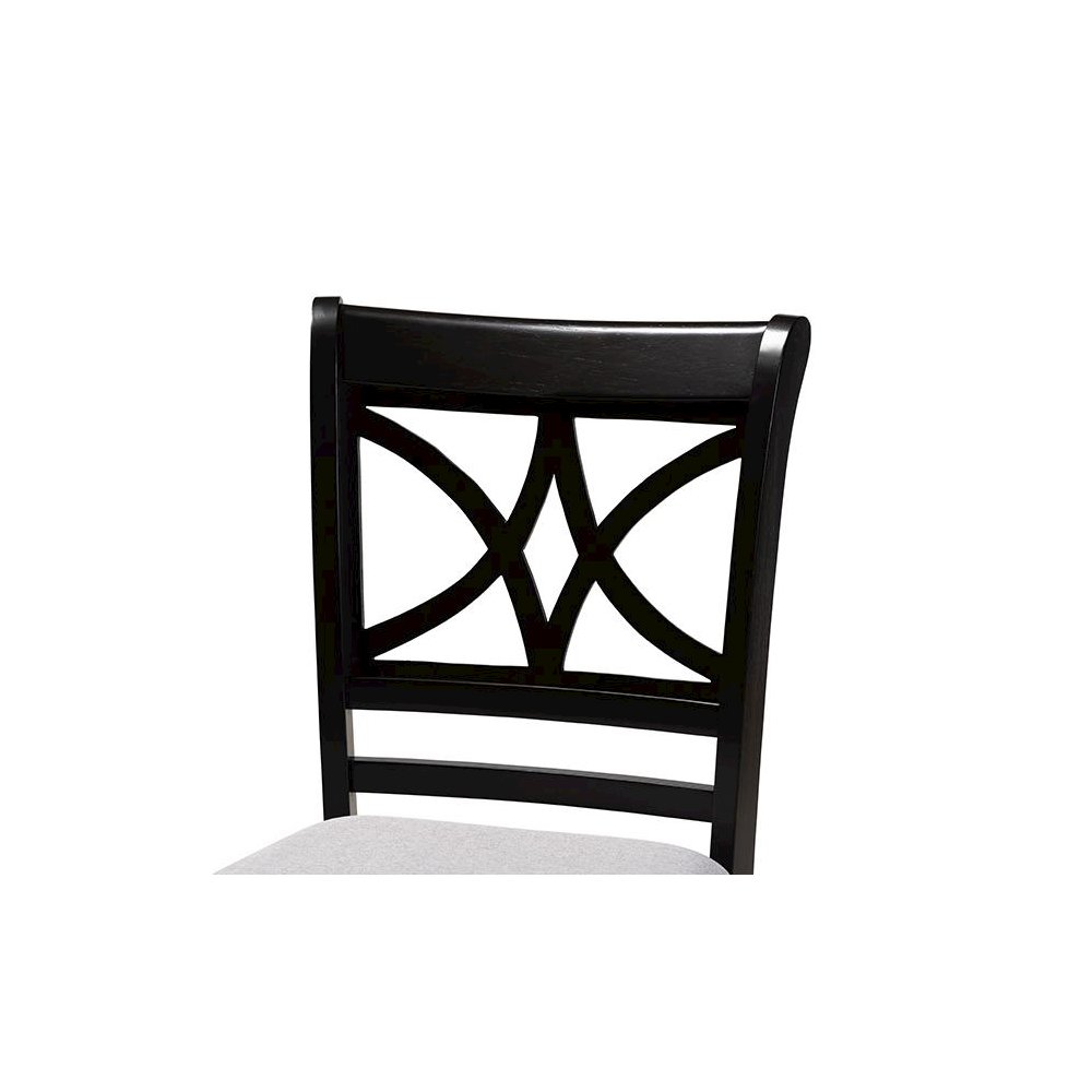 Espresso Brown Finished Wood 5-Piece Counter Height Pub Dining Set