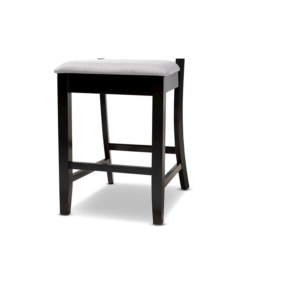 Espresso Brown Finished Wood 5-Piece Counter Height Pub Dining Set