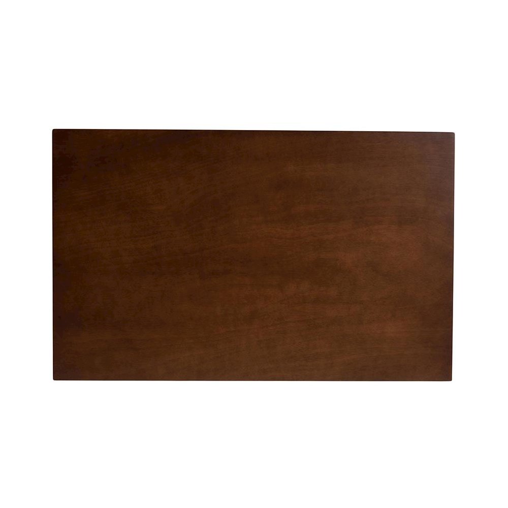 Walnut Brown Finished Wood 5-Piece Dining Set