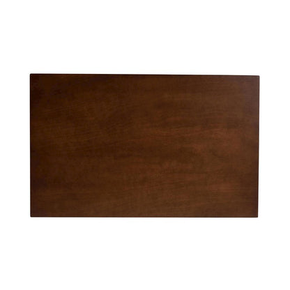 Walnut Brown Finished Wood 5-Piece Dining Set