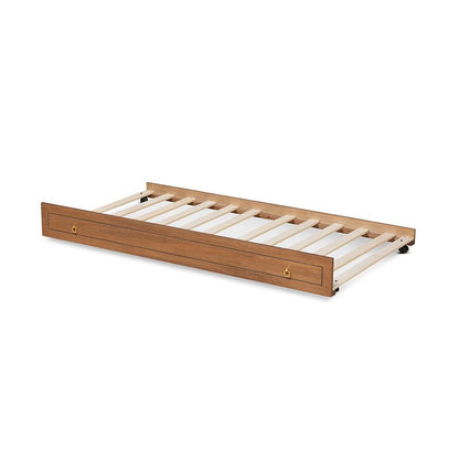 Alya Classic Traditional Farmhouse Walnut Brown Finished Wood Twin Size Trundle