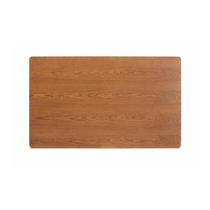 Sahar Mid-Century Modern Transitional Walnut Brown Finished Wood Dining Table
