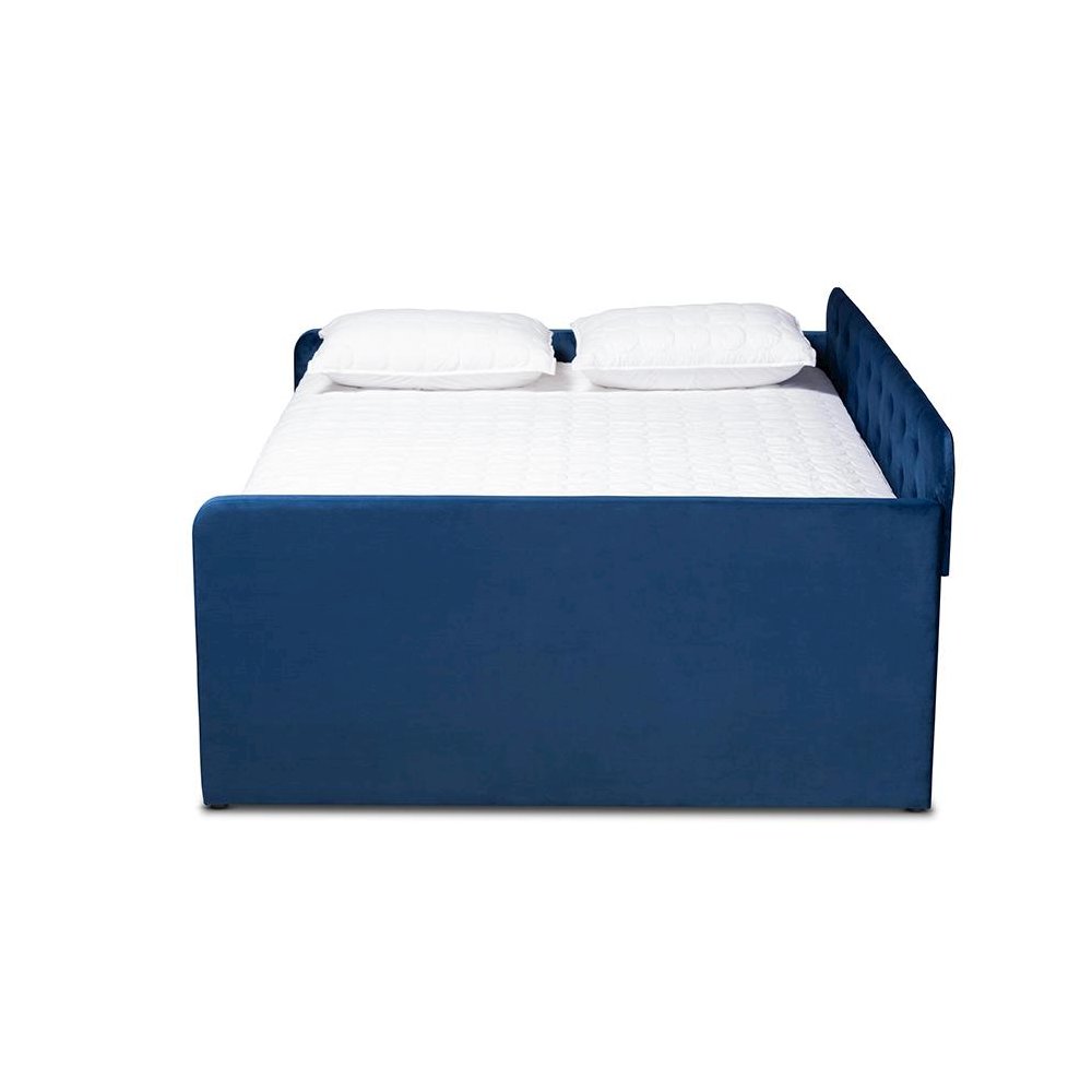 Button Tufted Full Size Daybed with Trundle