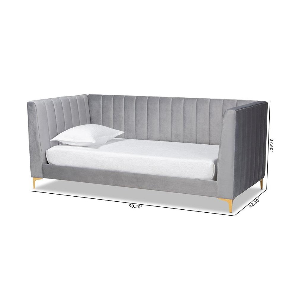 Gold Finished Twin Size Daybed