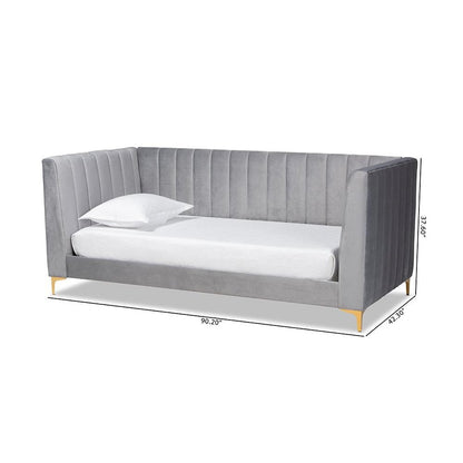 Gold Finished Twin Size Daybed