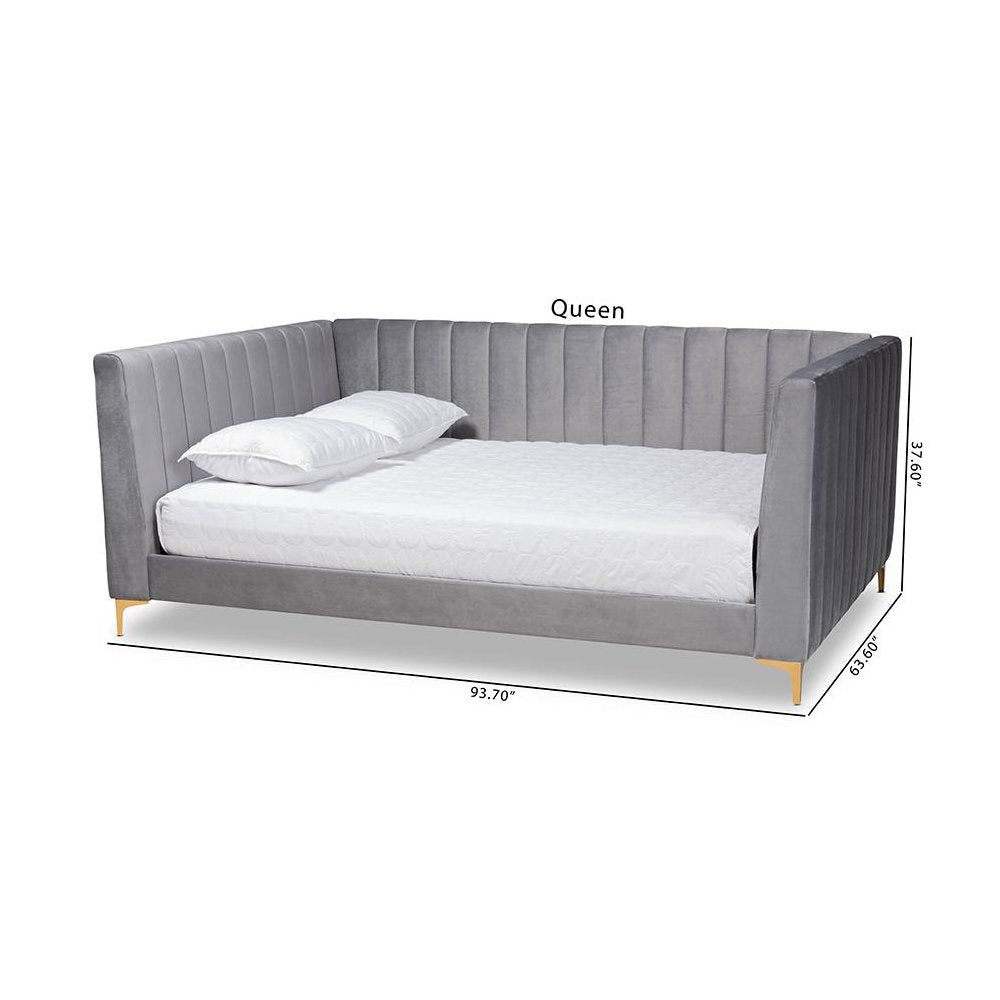 Gold Finished Full Size Daybed