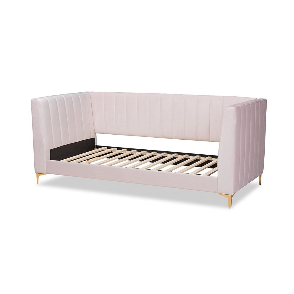 Gold Finished Twin Size Daybed