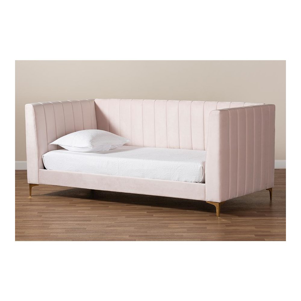 Gold Finished Twin Size Daybed