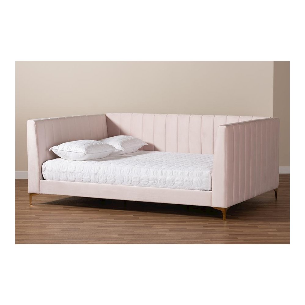 Gold Finished Full Size Daybed