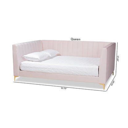 Gold Finished Full Size Daybed
