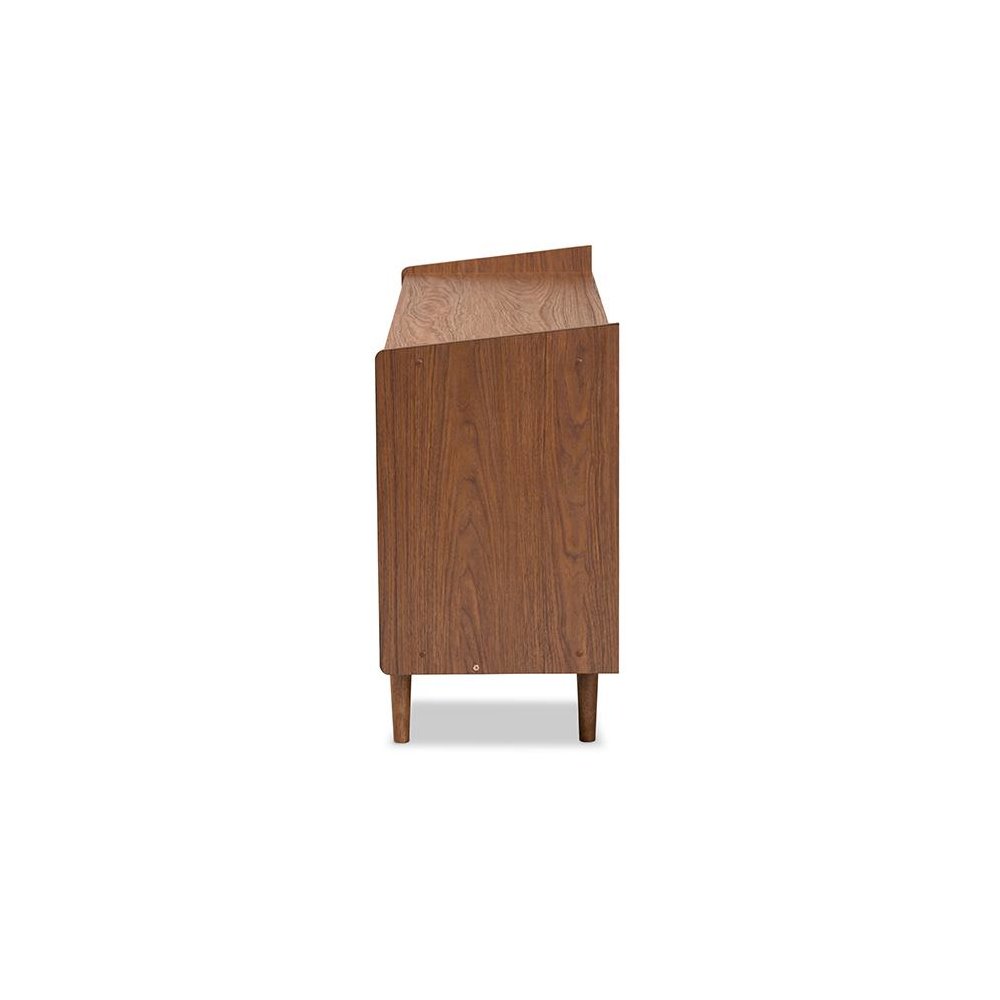 Grey Gradient Finished Wood 2-Door Dining Room Sideboard Buffet