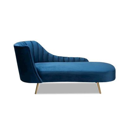 Gold Finished Chaise