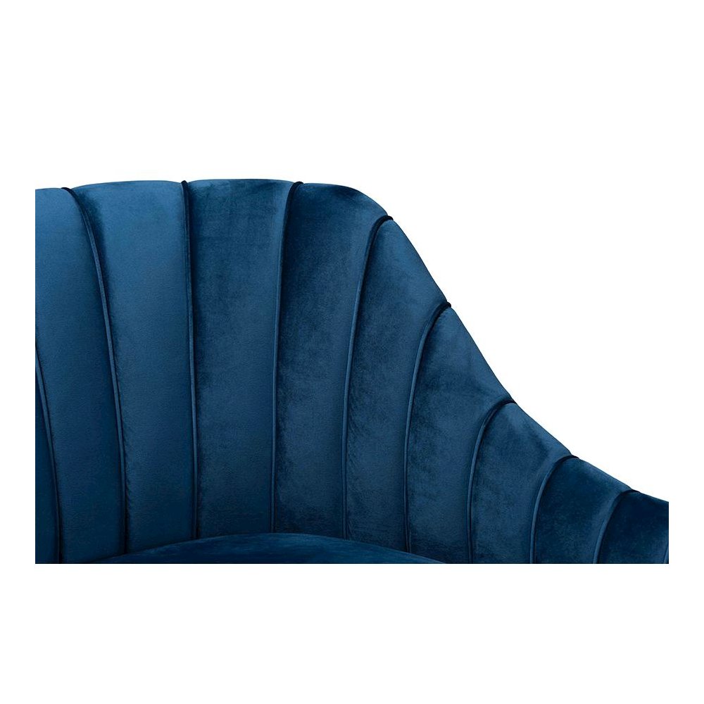 Gold Finished Chaise