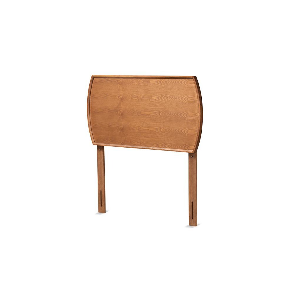 Laurien Mid-Century Modern Ash Walnut Finished Wood Twin Size Headboard