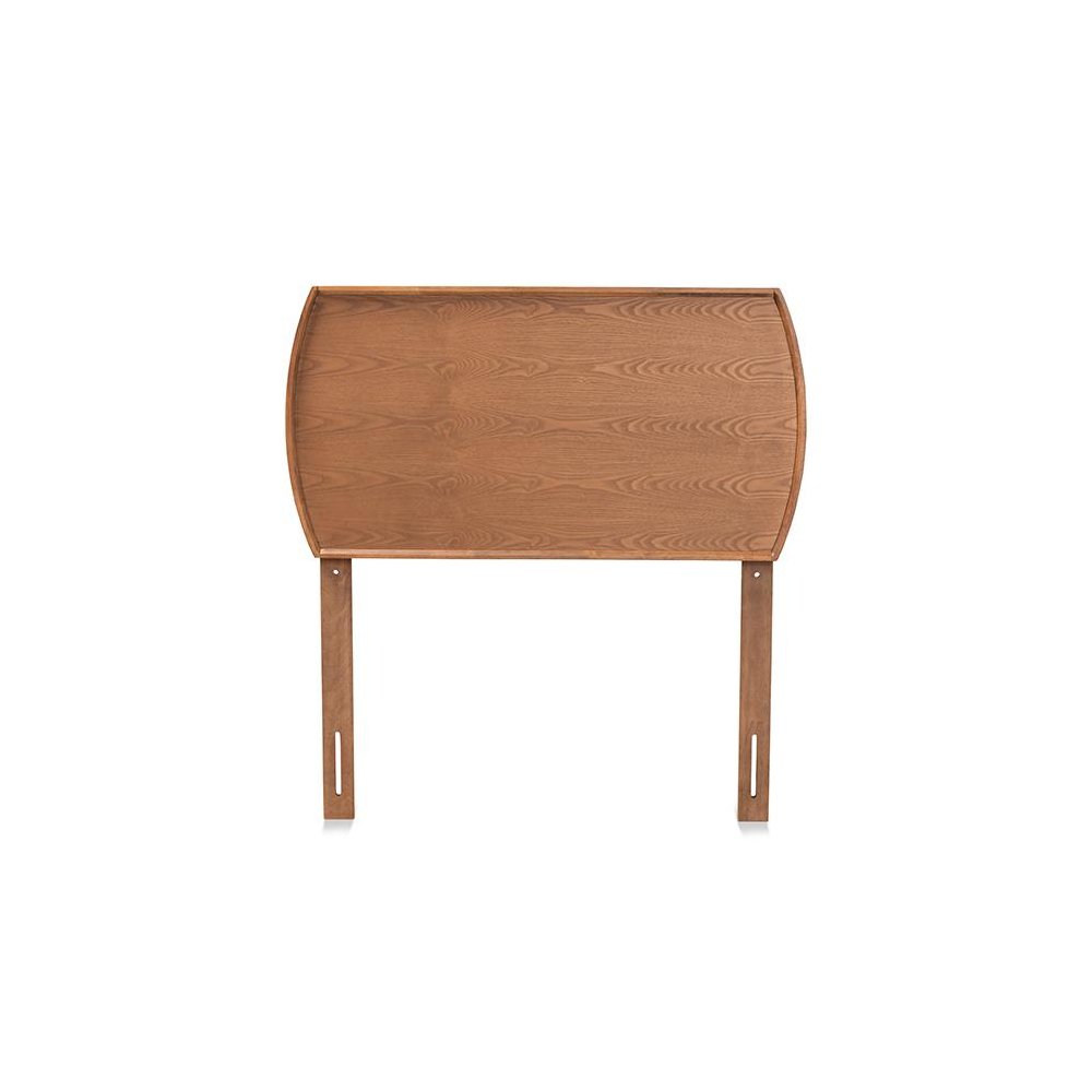 Laurien Mid-Century Modern Ash Walnut Finished Wood Twin Size Headboard