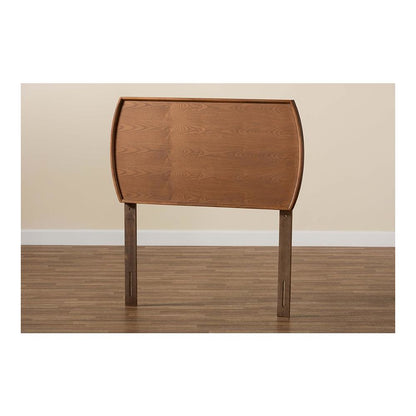Laurien Mid-Century Modern Ash Walnut Finished Wood Twin Size Headboard