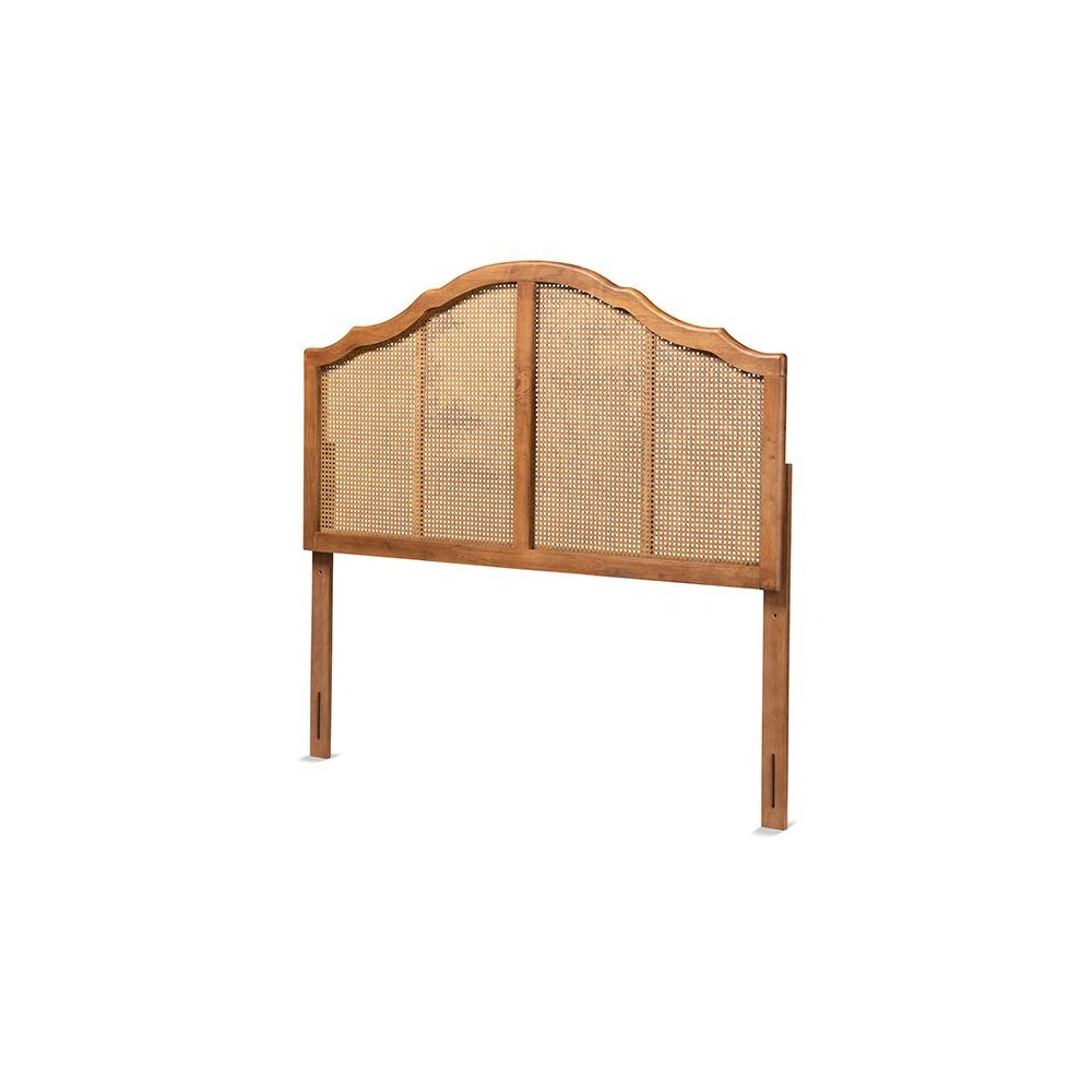 Synthetic Rattan Queen Size Arched Headboard
