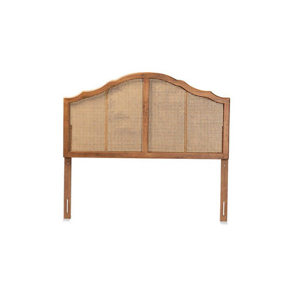 Synthetic Rattan Queen Size Arched Headboard