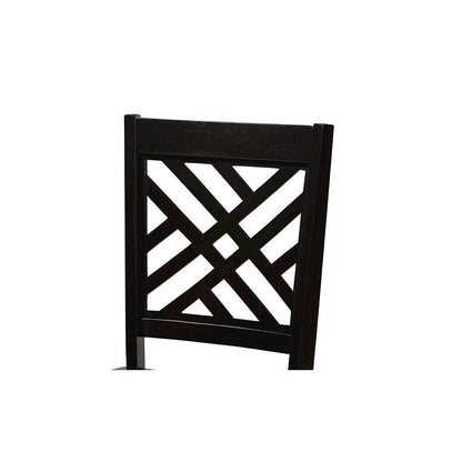 Ela Modern and Contemporary Dark Brown Finished Wood 5-Piece Dining Set