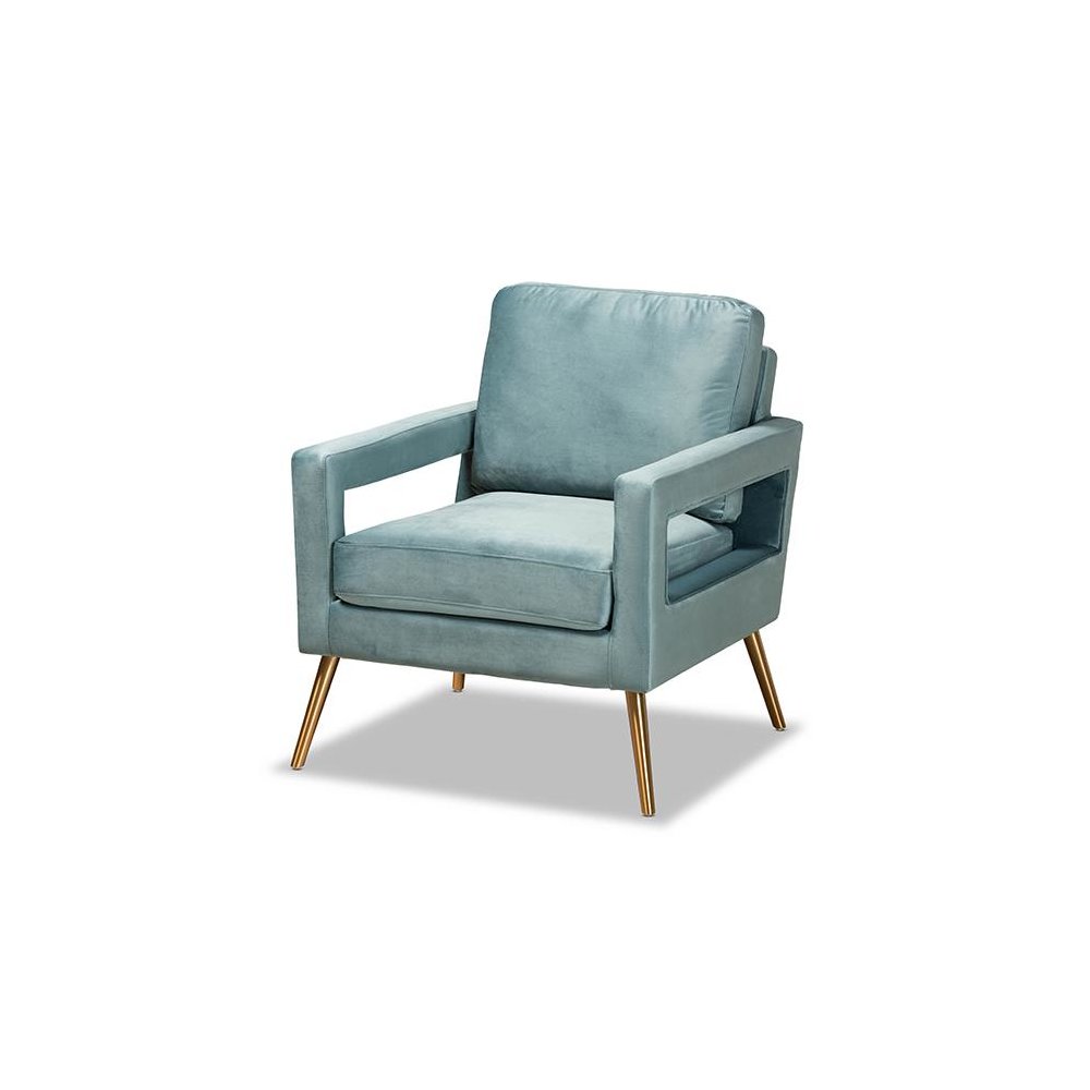 Gold Finished Armchair