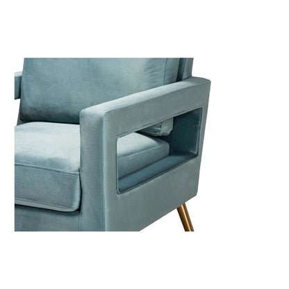 Gold Finished Armchair