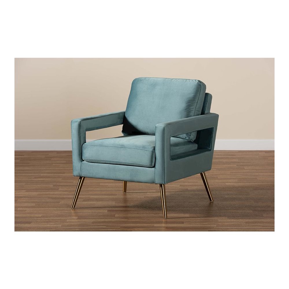 Gold Finished Armchair