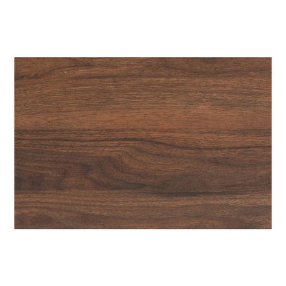 Walnut Brown Finished Wood 2-Door Shoe Storage Cabinet