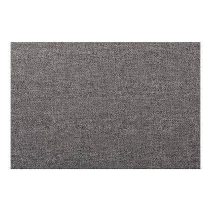 Grey Fabric Upholstered and Grey Synthetic Rattan 4-Piece Patio Set