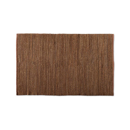 Zaguri Modern and Contemporary Natural Handwoven Leather Blend Area Rug