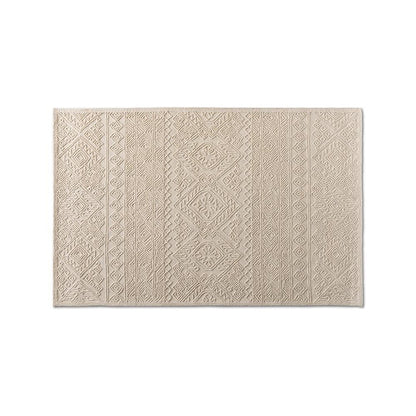 Baxton Studio Linwood Modern and Contemporary Ivory Hand-Tufted Wool Area Rug