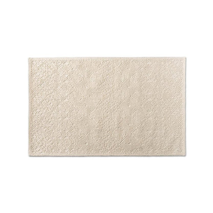Baxton Studio Meltem Modern and Contemporary Ivory Handwoven Wool Area Rug
