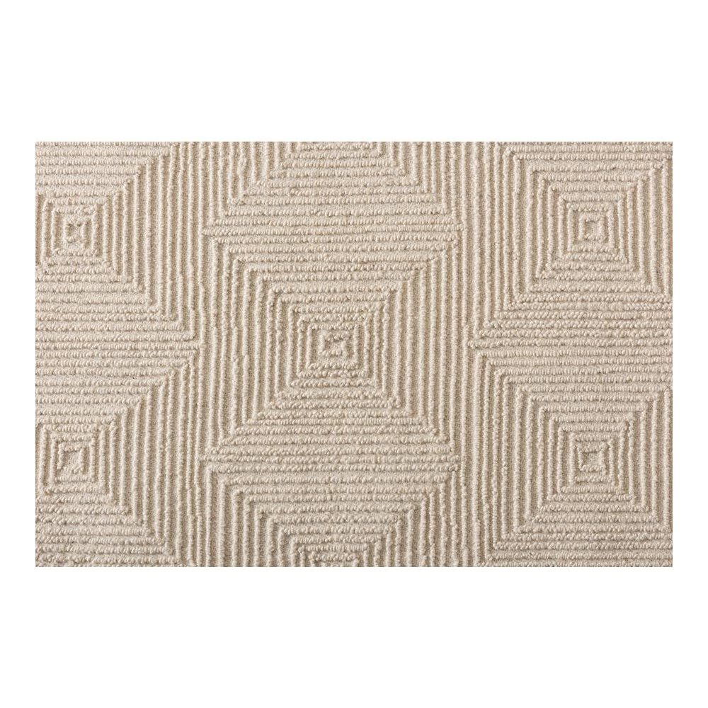 Baxton Studio Sovanna Modern and Contemporary Ivory Hand-Tufted Wool Area Rug