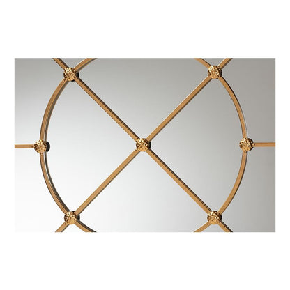 Ohara Modern and Contemporary Gold Finished Metal Accent Wall Mirror