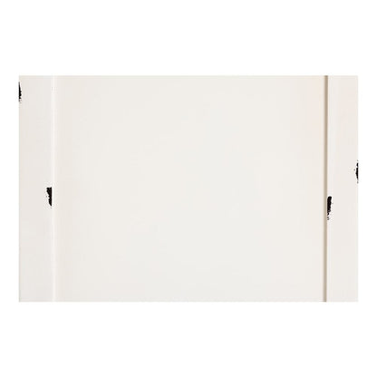 Antique White Finished Wood 5-Drawer Storage Cabinet