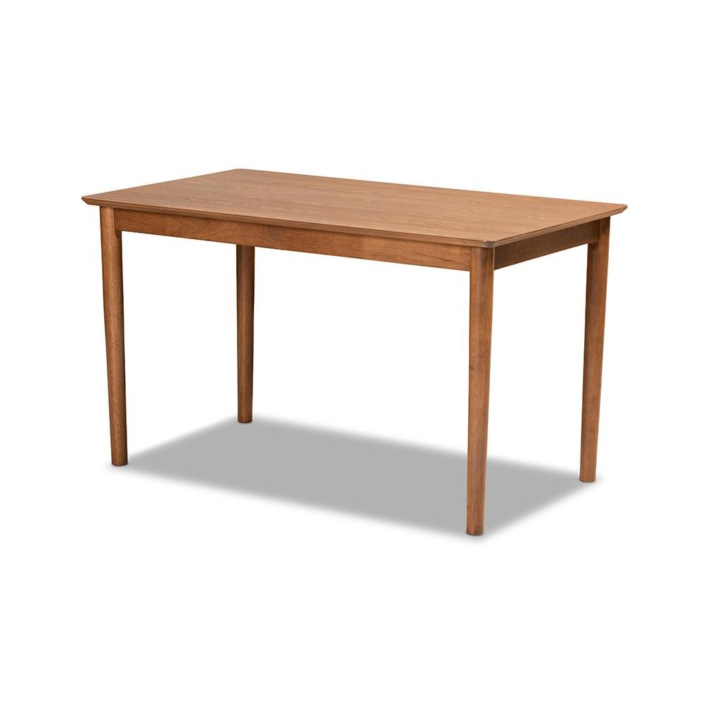 Walnut Brown Finished Wood 3-Piece Dining Nook Set