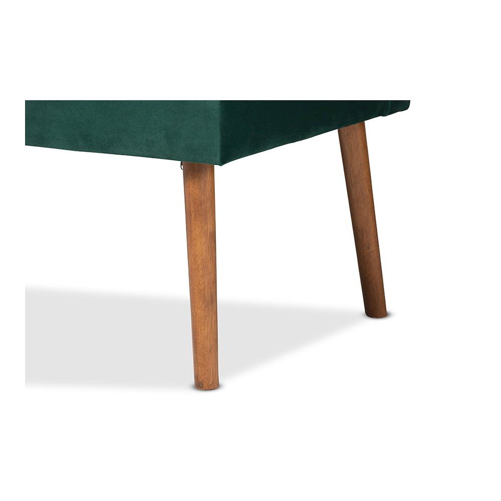 Walnut Brown Finished Wood 3-Piece Dining Nook Set